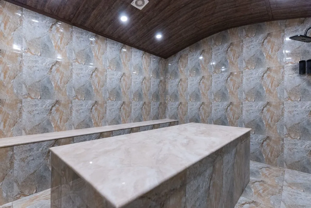 Moroccan hammam, steam and black soap
